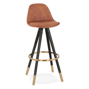 Hnedá barová stolička Kokoon Bruce, výška sedenia 75 cm