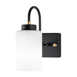Čierno-biele nástenné svietidlo ø 10 cm Duzsuz – Opviq lights