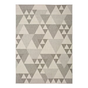 Béžový vonkajší koberec Universal Clhoe Triangles, 140 x 200 cm