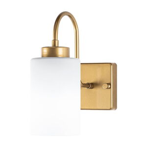 Biele/v zlatej farbe nástenné svietidlo ø 10 cm Duzsuz – Opviq lights