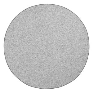 Okrúhly koberec BT Carpet Wolly v sivej farbe, ⌀ 200 cm