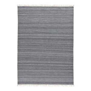Tmavosivý vonkajší koberec z recyklovaného plastu Universal Liso, 160 x 230 cm