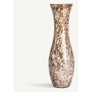 Hnedá sklenená vysoká váza Giulia – Burkina