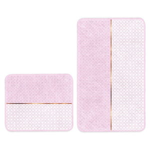 Ružové kúpeľňové predložky v sade 2 ks 100x60 cm - Minimalist Home World