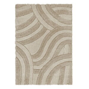 Béžový ručne tkaný koberec z recyklovaných vlákien 80x150 cm Velvet – Flair Rugs