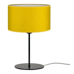 Žltá stolová lampa Bulb Attack Doce S, ⌀ 25 cm