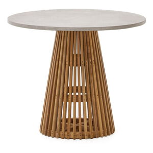 Okrúhly záhradný jedálenský stôl ø 50 cm Alcaufar – Kave Home