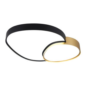 Čierne/v zlatej farbe LED stropné svietidlo 63.5x77 cm Rise – Trio