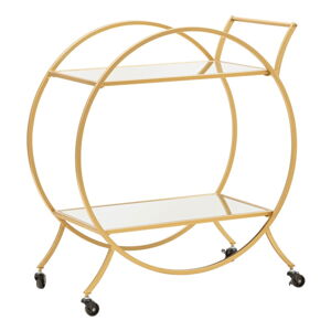Servírovací stolík na kolieskach 36.5x70 cm Round – Mauro Ferretti