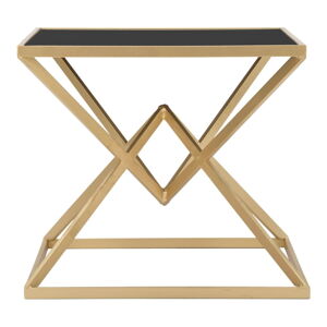 Čierny/v zlatej farbe nočný stolík Piramid – Mauro Ferretti