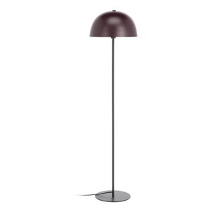 Vínovočervená stojacia lampa s kovovým tienidlom (výška 158 cm) Aleyla - Kave Home