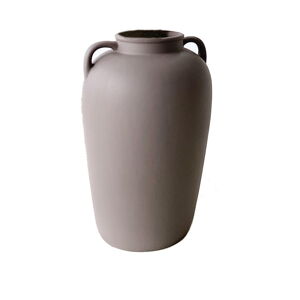 Hnedosivá keramická váza Rulina Pottle