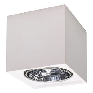 Biele stropné svietidlo 14x14 cm Duozone – Nice Lamps