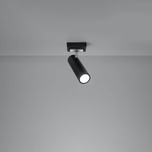 Čierne stropné svietidlo 8x8 cm Mira – Nice Lamps