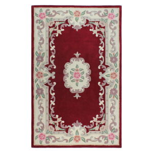Červený vlnený koberec Flair Rugs Aubusson, 120 × 170 cm