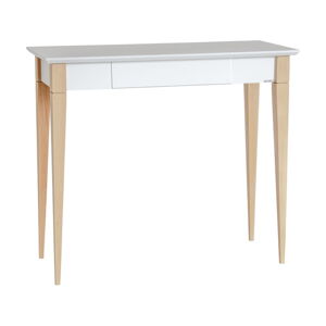 Biely pracovný stôl Ragaba Mimo, šírka 85 cm
