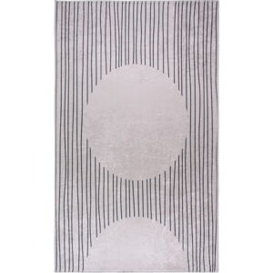 Krémovobiely umývateľný koberec 50x80 cm – Vitaus