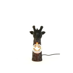 Matne čierna stolová lampa (výška  36 cm) Giraffe – Light & Living
