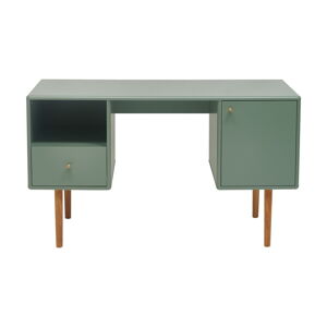 Zelený pracovný stôl 130x50 cm Color Living - Tom Tailor for Tenzo