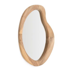 Nástenné zrkadlo s dreveným rámom 44x68 cm Selem – Kave Home