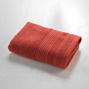 Froté bavlnený uterák v tehlovej farbe 50x90 cm Tendresse – douceur d'intérieur