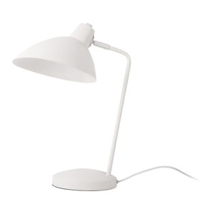 Biela stolová lampa s kovovým tienidlom (výška  49 cm) Casque – Leitmotiv