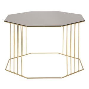 Konferenčný stolík v zlatej farbe ø 45 cm Octagon - Mauro Ferretti