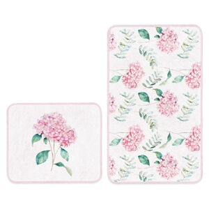 Bielo-ružové kúpeľňové predložky v sade 2 ks 60x100 cm BPS290 - Mila Home