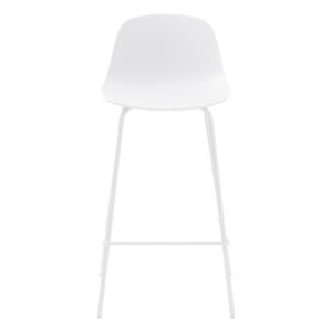 Biela plastová barová stolička 92,5 cm Whitby - Unique Furniture