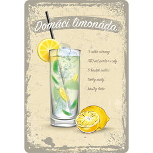 Nástenná dekoratívna ceduľa Postershop Lemonade