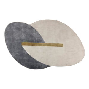 Modrý/krémovobiely koberec 160x257 cm Phila – Zuiver