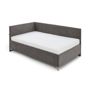 Antracitovosivá detská posteľ 90x200 cm Cool – Meise Möbel