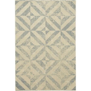 Béžový vlnený koberec 133x180 cm Tile - Agnella