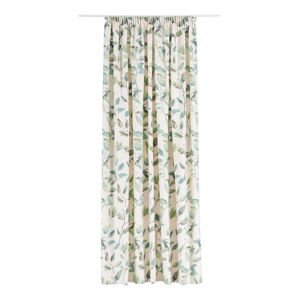 Zelený/krémovobiely zatemňovací záves 210x260 cm Maui – Mendola Fabrics