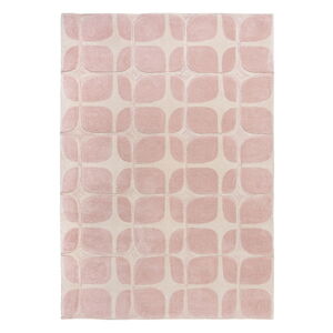 Ružový koberec Flair Rugs Mesh, 160 x 230 cm