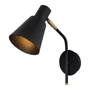 Čierne/v zlatej farbe nástenné svietidlo ø 15 cm Sivani – Opviq lights