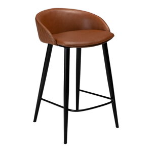 Koňakovohnedá barová stolička 80 cm Dual – DAN-FORM Denmark