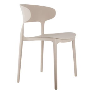 Béžové plastové jedálenské stoličky v súprave 4 ks Fain – Leitmotiv