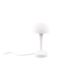 Biela LED stolová lampa (výška  26 cm) Canaria – Trio