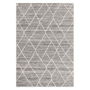 Sivý vlnený koberec 200x290 cm Noah – Asiatic Carpets
