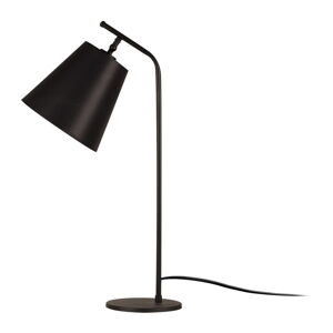 Čierna stolová lampa s kovovým tienidlom (výška  67 cm) Salihini – Opviq lights