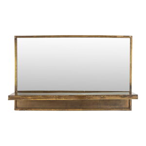 Nástenné zrkadlo s poličkou 61x38 cm Feyza – White Label