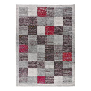 Červeno-sivý koberec 133x190 cm Sheki - Universal