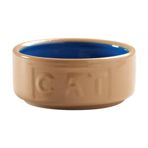 Kameninová miska pre mačku Mason Cash Blue Cane, ø 13 cm
