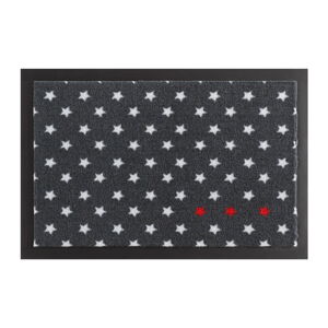 Sivá rohožka Hanse Home Star Printy, 40 × 60 cm