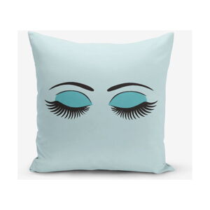 Modrá obliečka na vankúš Minimalist Cushion Covers Lash, 45 × 45 cm