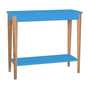 Modrý konzolový stolík Ragaba Ashme, šírka 85 cm