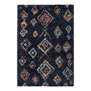 Čierny koberec Mint Rugs Phoenix, 80 x 150 cm