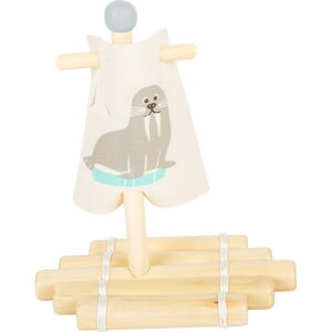 Detská drevená hračka do vody Legler Raft
