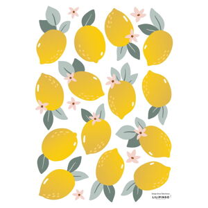 Súprava detských samolepiek 14 ks 30x42 cm Lemons – Lilipinso